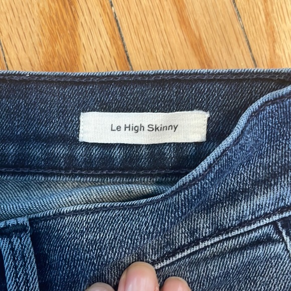 Frame Le High Skinny Jean with Rips size 26 - Picture 3 of 4